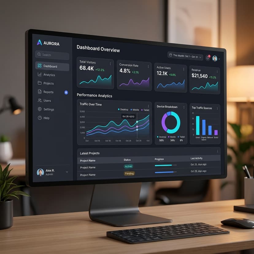 Web Design Mockup